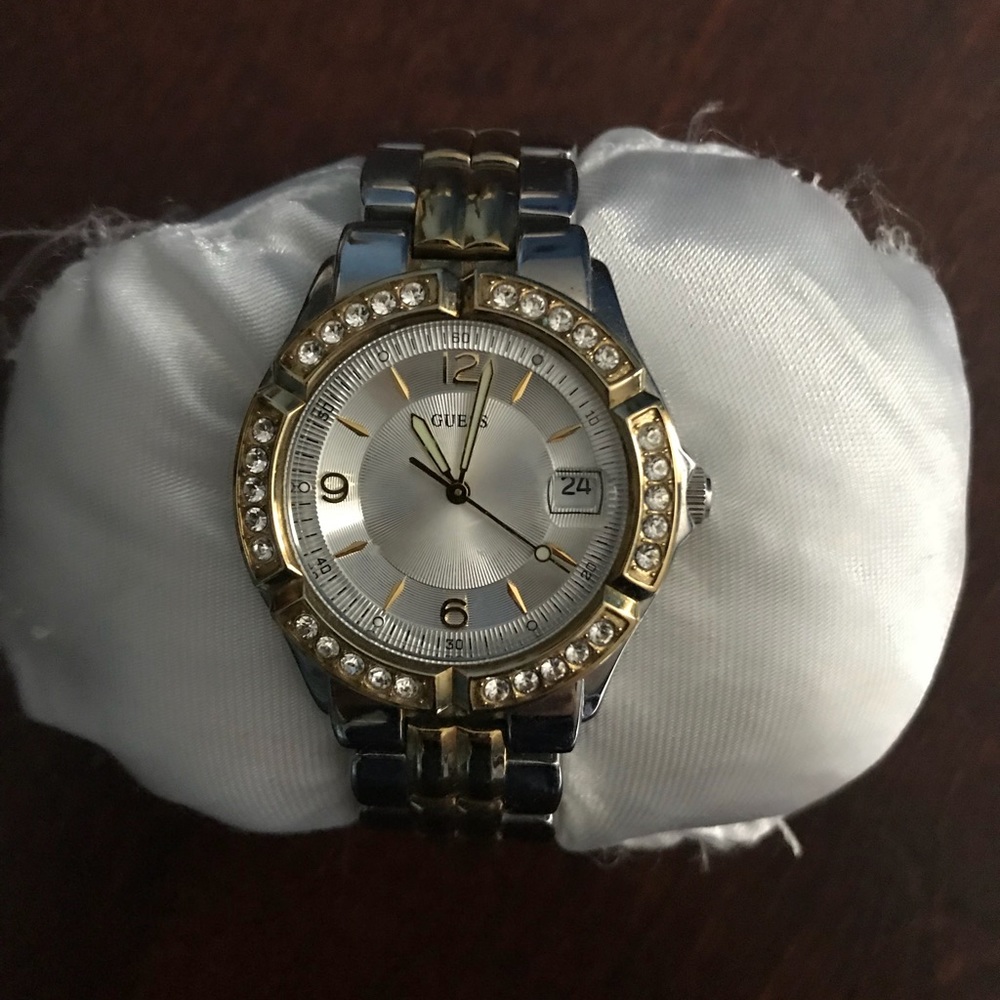 Guess Silver and gold watch